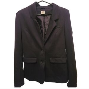 Vero Moda Black Women's Blazer‎ With Buttons & Pockets, Satin  inside Size Large